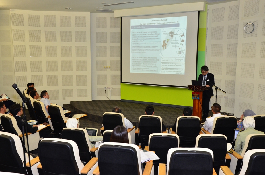 NATIONAL INSTITUTE FOR DEFENSE STUDIES, JAPAN VISITS MINDEF