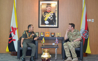 COURTESY CALL FROM COMMANDER OF THE 11 INFANTRY BRIGADE, BRITISH ARMED FORCES