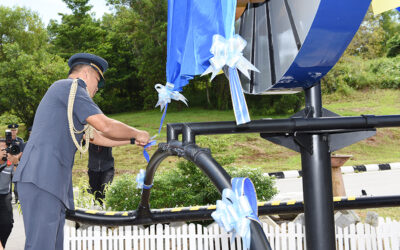 THE LAUNCHING OF THE RBAIRF   50TH ANNIVERSARY SCULPTURE AND TIME CAPSULE