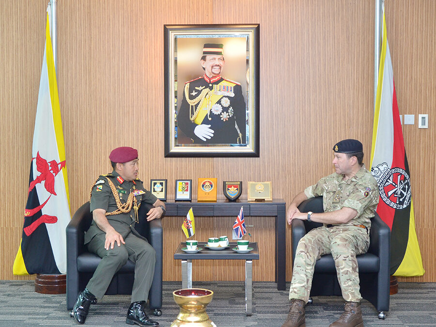 COURTESY CALL FROM THE HEAD OF INT’L POLICY AND PLANNING (MILITARY), UNITED KINGDOM