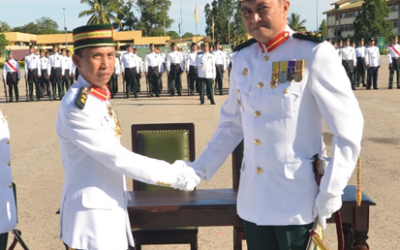 TRAINING INSTITUTE RBAF RECEIVES NEW COMMANDANT