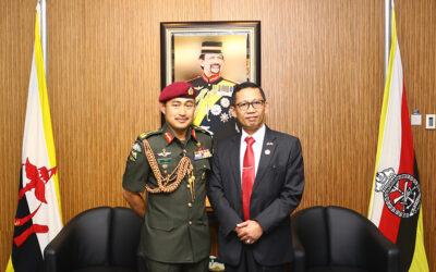 COURTESY CALL FROM THE INSTRUCTOR IN LAW AND HUMAN RIGHTS, THE NATIONAL RESILIENCE INSTITUTE, INDONESIA