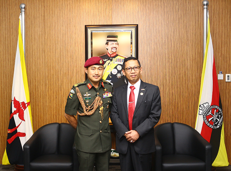 COURTESY CALL FROM THE INSTRUCTOR IN LAW AND HUMAN RIGHTS, THE NATIONAL RESILIENCE INSTITUTE, INDONESIA