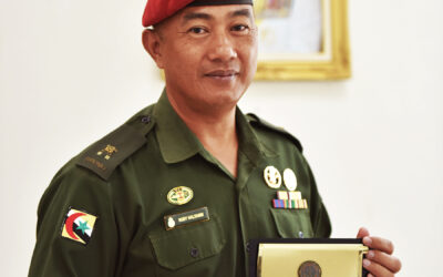 RBAF OFFICER AWARDED FOR CONTRIBUTION TO THE REPUBLIC OF THE PHILIPPINES