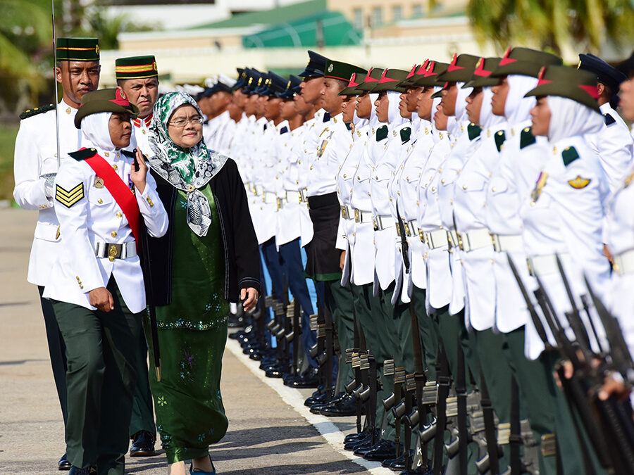 PASSING OUT PARADE OF THE 156th INTAKE MALE RECRUITS AND 52nd INTAKE FEMALE RECRUITS