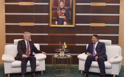 DEPUTY MINISTER OF DEFENCE RECEIVED FAREWELL CALL BY AUSTRALIAN HIGH COMMISSIONER