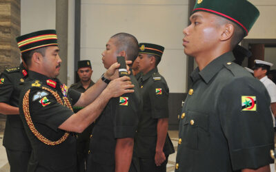 OFFICER CADET SCHOOL HOLDS APPOINTMENT AND OFFICIATING CEREMONIES FOR 16TH INTAKE