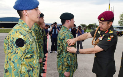 BRUNEI DARUSSALAM 12TH IMT RETURNS HOME