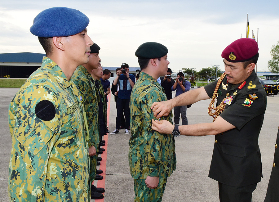 BRUNEI DARUSSALAM 12TH IMT RETURNS HOME