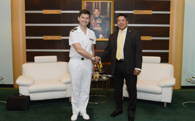 THE MINISTRY OF DEFENCE RECEIVES NEW FRENCH DEFENCE ATTACHÉ