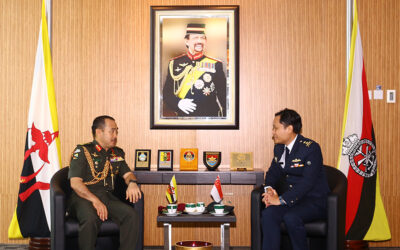 RBAF COMMANDER RECEIVES INTRODUCTORY CALL FROM CHIEF OF AIR FORCE, REPUBLIC OF SINGAPORE AIR FORCE