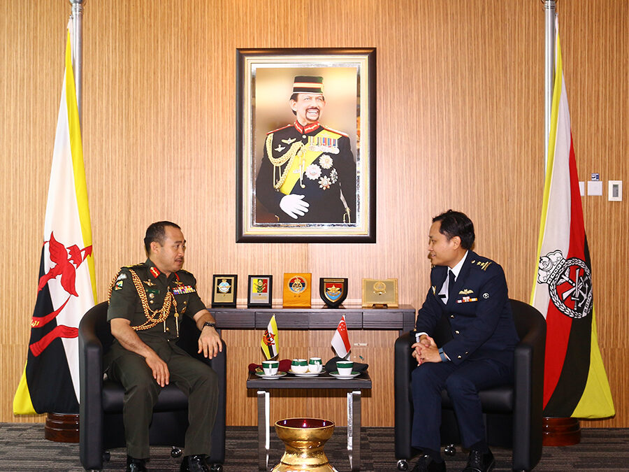 RBAF COMMANDER RECEIVES INTRODUCTORY CALL FROM CHIEF OF AIR FORCE, REPUBLIC OF SINGAPORE AIR FORCE