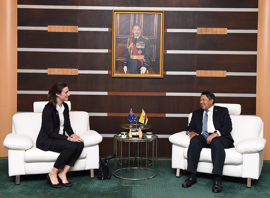 DEPUTY MINISTER OF DEFENCE RECEIVES INTRODUCTORY CALL BY AUSTRALIAN HIGH COMMISSIONER