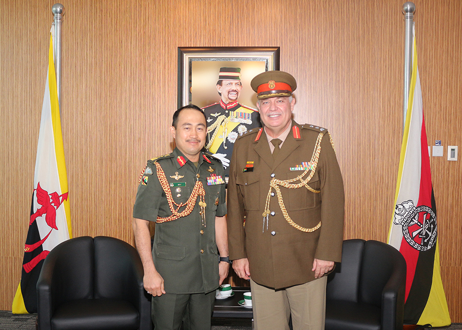 RBAF COMMANDER RECEIVES COURTESY CALL FROM DEFENCE ADVISOR OF THE REPUBLIC OF SOUTH AFRICA