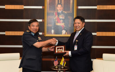 DEPUTY MINISTER OF DEFENCE RECEIVES FAREWELL CALL BY CHIEF OF THE ROYAL MALAYSIAN AIR FORCE