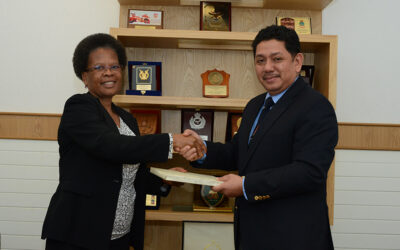 PERMANENT SECRETARY, MINISTRY OF DEFENCE RECEIVES CALL FROM THE HIGH COMMISSIONER OF THE REPUBLIC OF SOUTH AFRICA