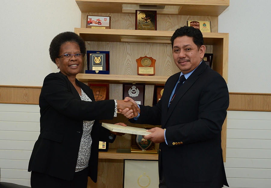 PERMANENT SECRETARY, MINISTRY OF DEFENCE RECEIVES CALL FROM THE HIGH COMMISSIONER OF THE REPUBLIC OF SOUTH AFRICA