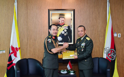 RBAF COMMANDER RECEIVED COURTESY CALL FROM CHIEF OF STAFF, INDONESIAN NATIONAL ARMY