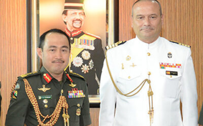 THE MINISTRY OF DEFENCE RECEIVES THE NON-RESIDENT DEFENCE ATTACHÉ OF SPAIN ACCREDITED TO BRUNEI DARUSSALAM