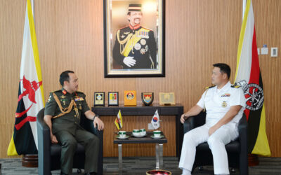 RBAF COMMANDER RECEIVED COURTESY CALL FROM THE DEFENCE ATTACHÉ OF THE REPUBLIC OF KOREA ACCREDITED TO BRUNEI DARUSSALAM
