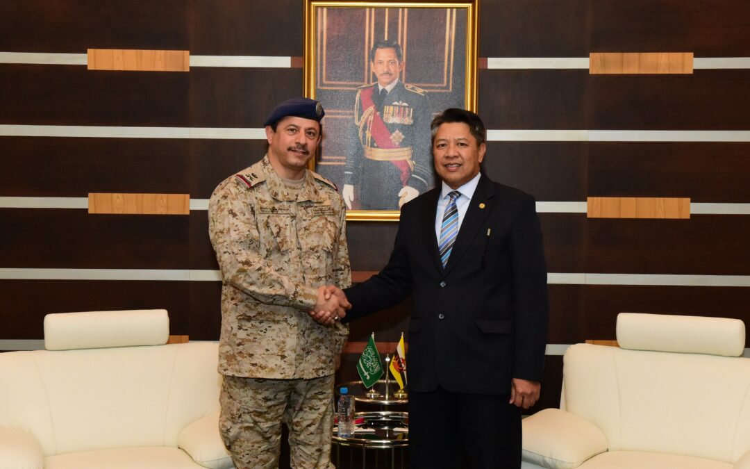 COURTESY CALL FROM THE WAR WING COMMANDER OF THE COMMAND AND STAFF COLLEGE, MINISTRY OF DEFENCE OF THE KINGDOM OF SAUDI ARABIA