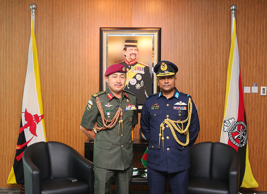 RBAF COMMANDER RECEIVES COURTESY CALL FROM THE DEFENCE ADVISER OF THE REPUBLIC OF BANGLADESH