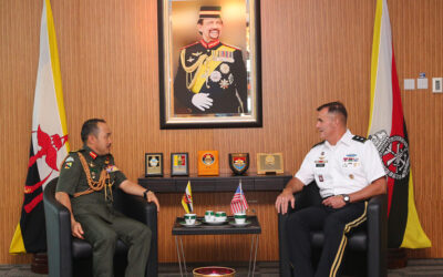 RBAF COMMANDER RECEIVES COURTESY CALL FROM THE DEPUTY COMMANDING GENERAL OF THE UNITED STATES ARMY PACIFIC