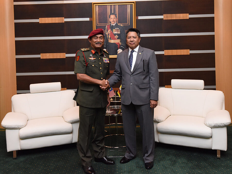 INTRODUCTORY CALL BY THE COMMANDER OF THE MALAYSIAN ARMY TO THE DEPUTY MINISTER OF DEFENCE