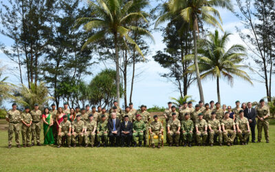 HIS MAJESTY GRACES THE FAREWELL CEREMONY FOR MEMBERS OF THE 1ST BATTALION, ROYAL GURKHA RIFLES