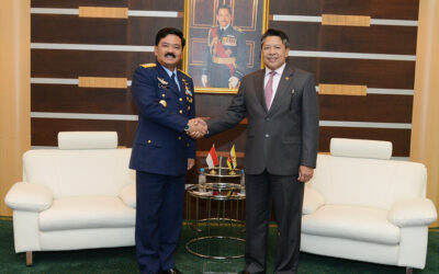 DEPUTY MINISTER OF DEFENCE RECEIVES COURTESY CALL FROM INDONESIAN AIR FORCE CHIEF OF STAFF