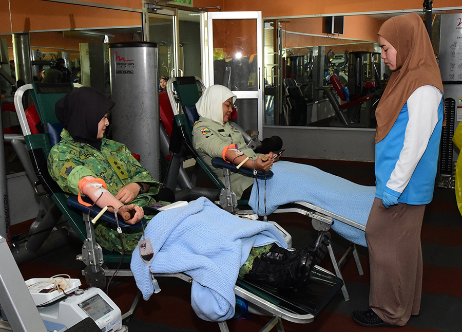 BLOOD DONATION DRIVE CONTINUES IN BOLKIAH GARRISON