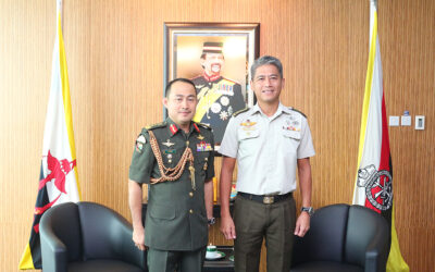 RBAF COMMANDER RECEIVES COURTESY CALL FROM ASSISTANT CHIEF OF THE GENERAL STAFF, SINGAPORE ARMED FORCES