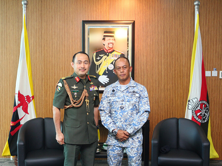 RBAF COMMANDER RECEIVES COURTESY CALL FROM COMMANDANT OF MALAYSIAN ARMED FORCES DEFENCE COLLEGE