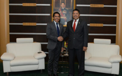 DEPUTY MINISTER OF DEFENCE RECEIVES CALL FROM THE SINGAPORE SENIOR MINISTER OF STATE FOR DEFENCE AND FOREIGN AFFAIRS