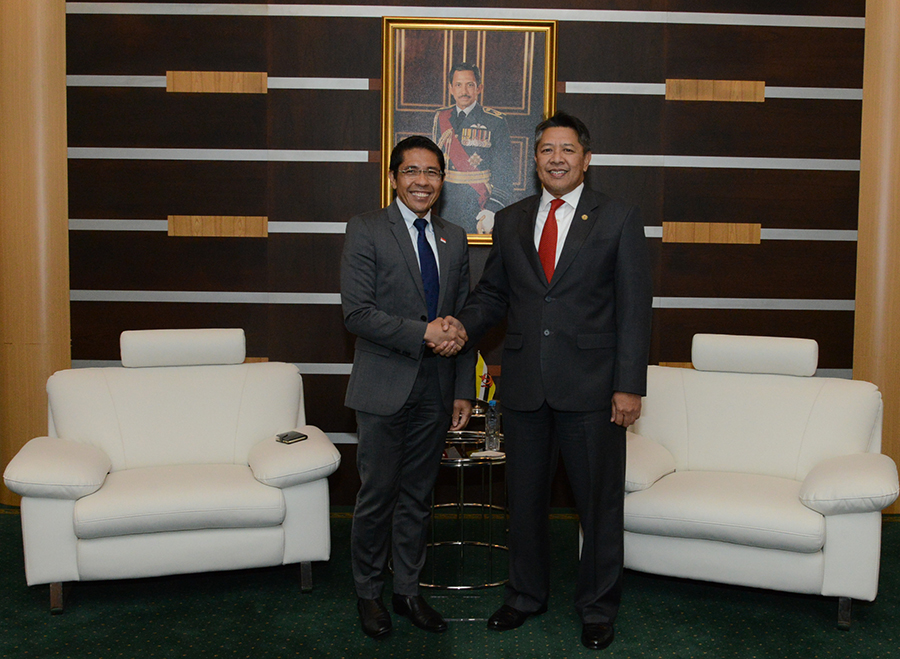 DEPUTY MINISTER OF DEFENCE RECEIVES CALL FROM THE SINGAPORE SENIOR MINISTER OF STATE FOR DEFENCE AND FOREIGN AFFAIRS