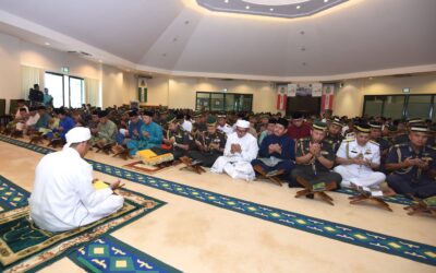 HIS ROYAL HIGHNESS THE CROWN PRINCE AND GENERAL OF THE RBAF GRACES THE 56TH RBAF ANNIVERSARY THANKSGIVING CEREMONY