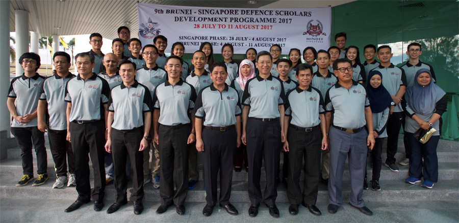 CLOSING CEREMONY OF THE 9th BRUNEI-SINGAPORE DEFENCE SCHOLARS DEVELOPMENT PROGRAMME