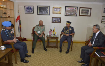 ROYAL BRUNEI AIR FORCE COMMANDER MAKES INTRODUCTORY VISIT TO MALAYSIA