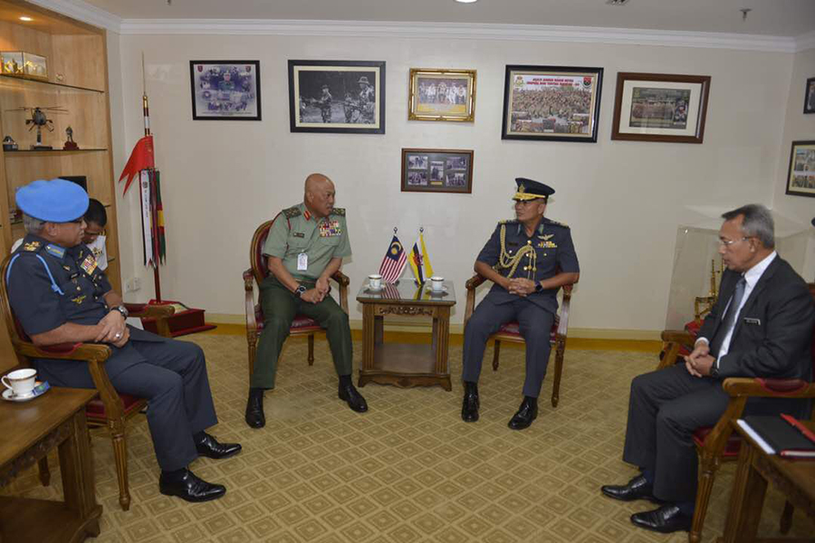 ROYAL BRUNEI AIR FORCE COMMANDER MAKES INTRODUCTORY VISIT TO MALAYSIA