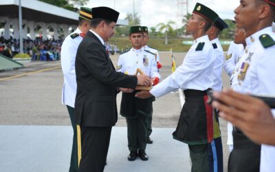 PASSING OUT PARADE OF THE 159th INTAKE OF MALE RECRUITS
