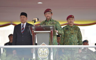 HIS MAJESTY GRACES THE RBAF 56th ANNIVERSARY GRAND PARADE CELEBRATION