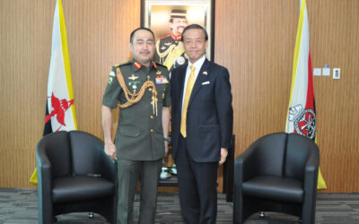 RBAF COMMANDER RECEIVES AN INTRODUCTORY CALL FROM THE AMBASSADOR OF JAPAN TO BRUNEI DARUSSALAM