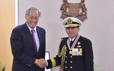 RBN COMMANDER CONFERRED SINGAPORE’S MERITORIOUS SERVICE MEDAL (MILITARY)