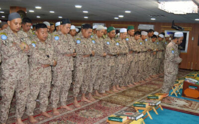 RBAF UNIFIL PEACEKEEPERS HOLD PRAYERS IN CONJUNCTION WITH HIS MAJESTY’S GOLDEN JUBILEE CELEBRATION