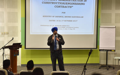 MINDEF KICK STARTS COURSES ON CONTRACT ADMINISTRATION AND CLAIMS AND DISPUTES IN ENGINEERING AND CONSTRUCTION CONTRACTS