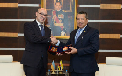DEPUTY MINISTER OF DEFENCE RECEIVES AN INTRODUCTORY CALL FROM THE AMBASSADOR OF UKRAINE TO BRUNEI DARUSSALAM