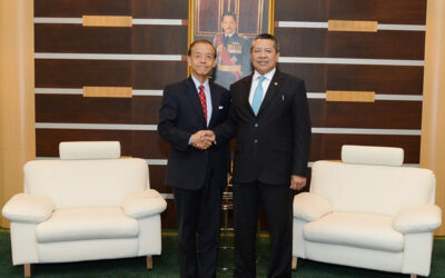 DEPUTY MINISTER OF DEFENCE RECEIVES AN INTRODUCTORY CALL FROM THE NEW AMBASSADOR OF JAPAN TO BRUNEI DARUSSALAM