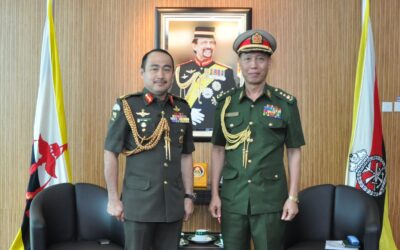 RBAF COMMANDER RECEIVED AN INTRODUCTORY CALL FROM THE DEFENCE ATTACHÉ OF MYANMAR ACCREDITED TO BRUNEI DARUSSALAM