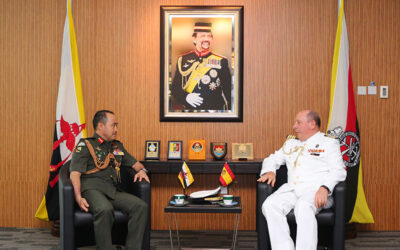 MINISTRY OF DEFENCE RECEIVES INTRODUCTORY CALL FROM NON-RESIDENT DEFENCE ATTACHÉ OF SPAIN ACCREDITED TO BRUNEI DARUSSALAM