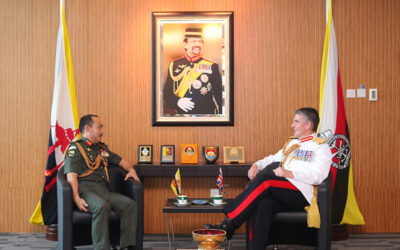 RBAF COMMANDER RECEIVES DEPUTY CHIEF OF THE GENERAL STAFF AND COLONEL COMMANDANT BRIGADE OF GURKHAS